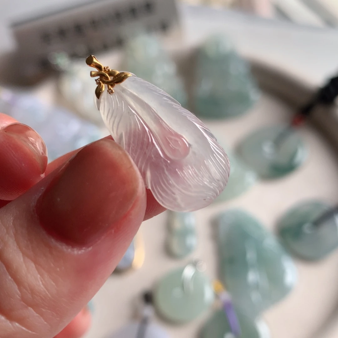 翡翠未镶嵌吊坠(不含链)翡翠