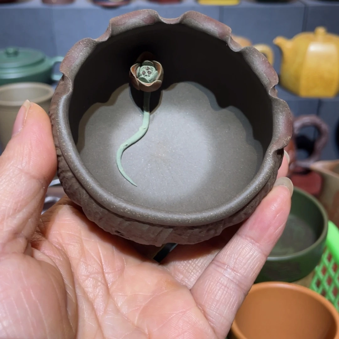 原矿紫砂手工主人杯