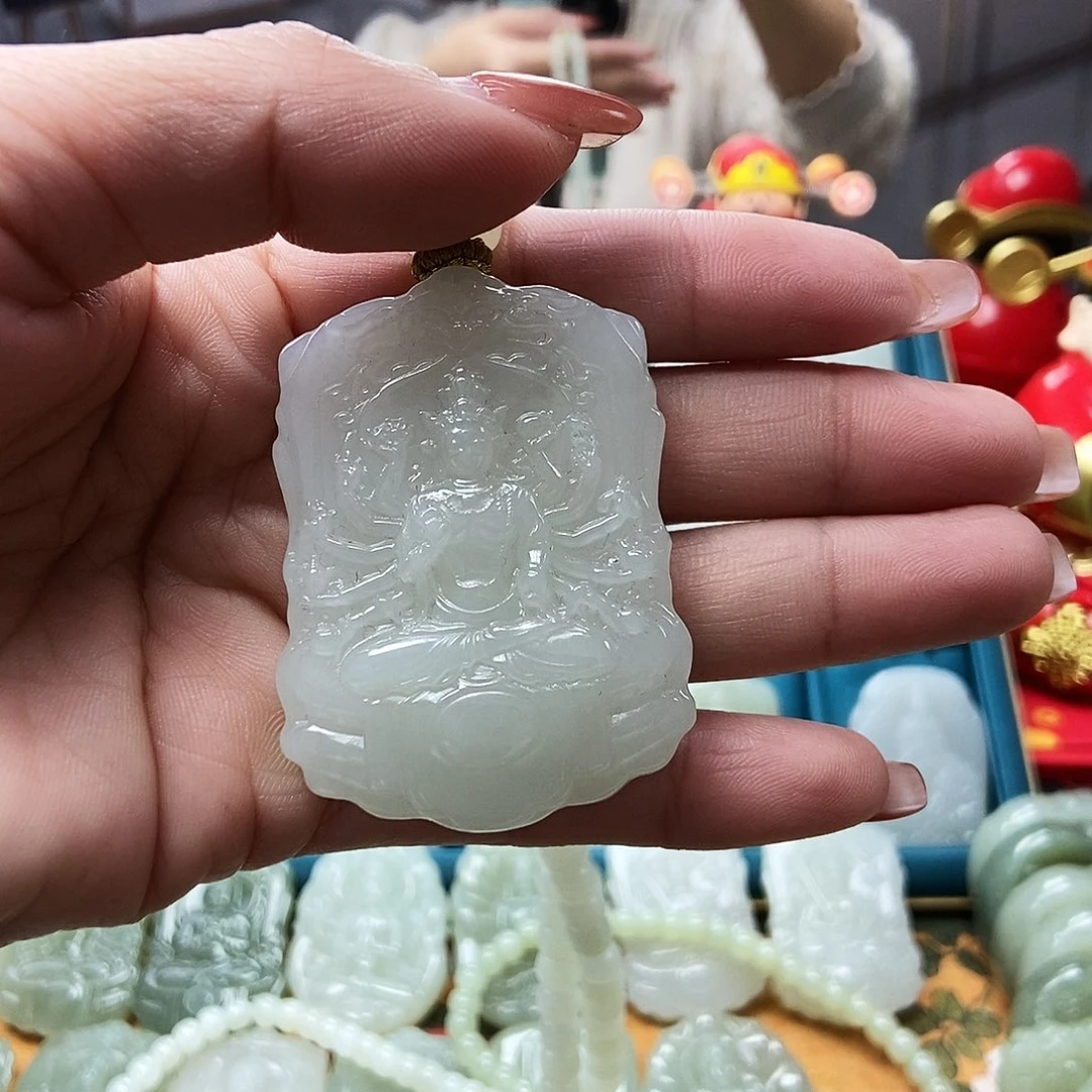 和田玉颈饰未镶嵌楓***夏