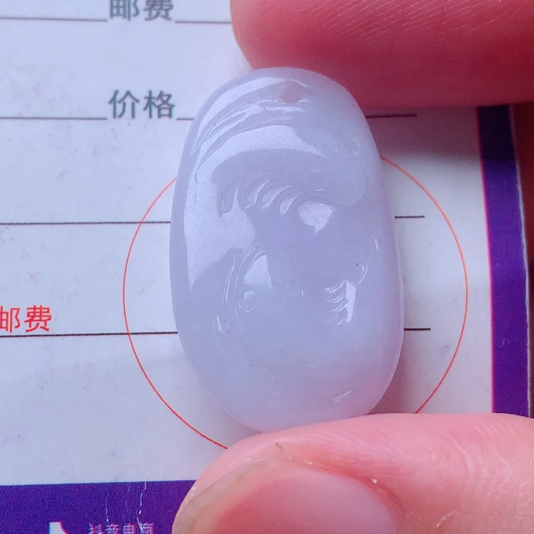 颈饰未镶嵌翡翠福利锦鲤