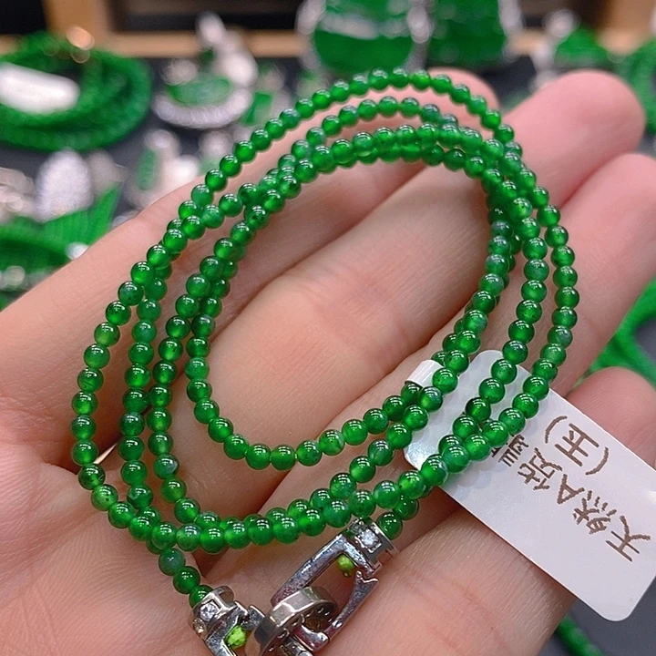 颈饰未镶嵌翡翠翡翠项链