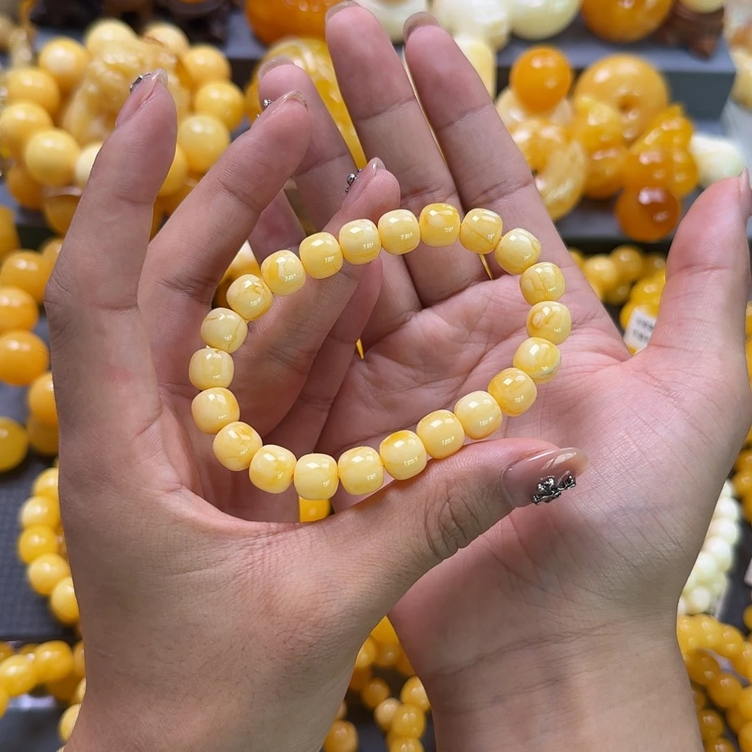 未镶嵌蜜蜡珠宝奇石同料10mm