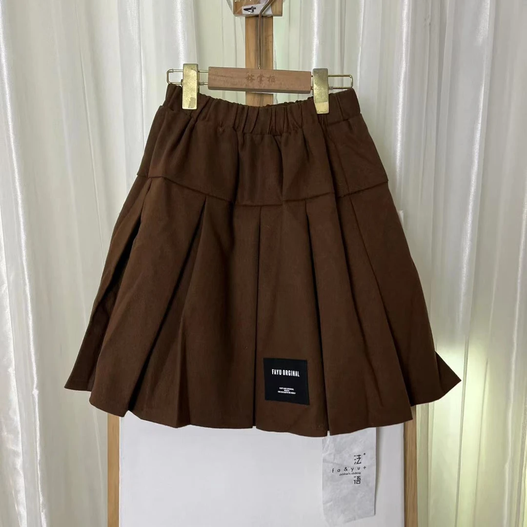 706咖色裙子3175