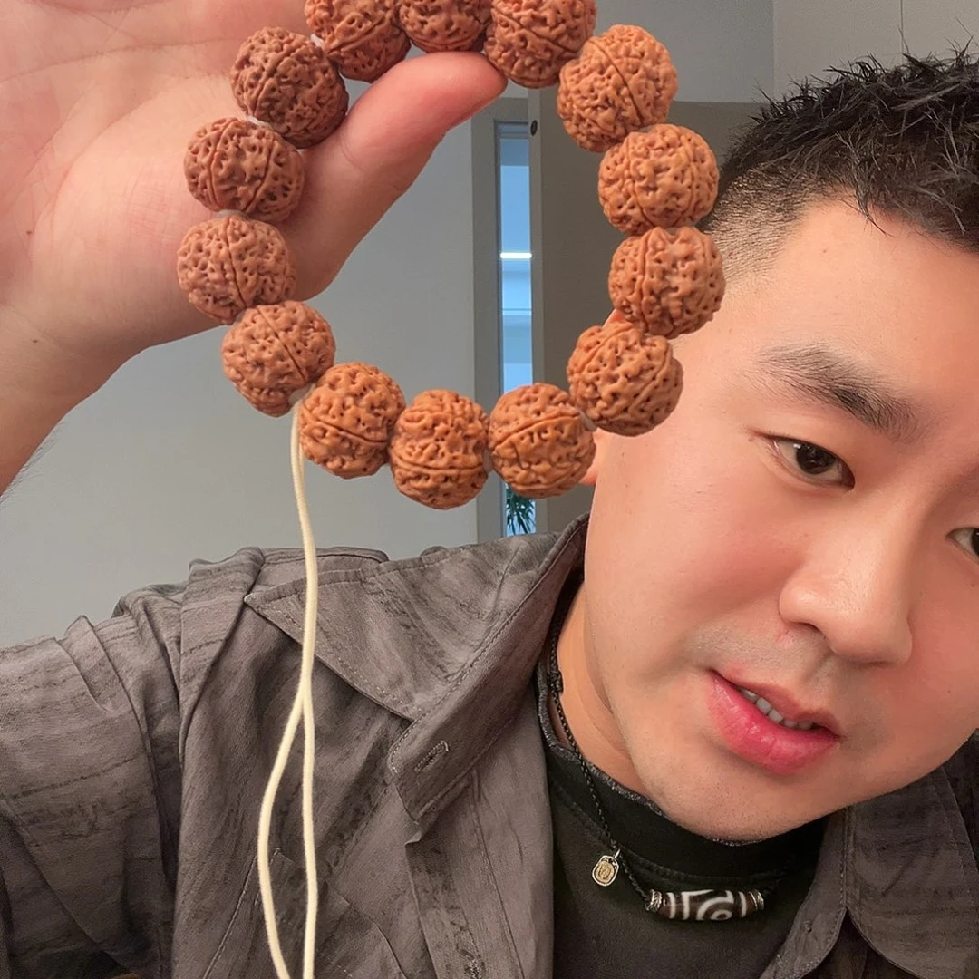 吊坠金刚菩提24红皮古龙六瓣