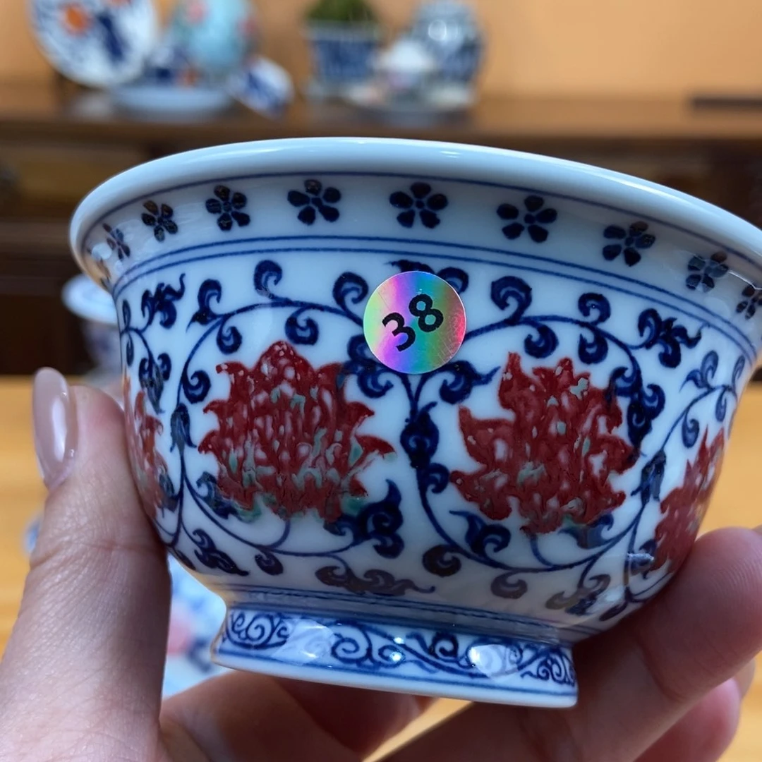 手绘现代茶具非古董