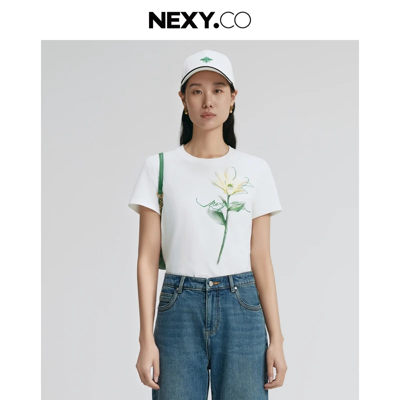 【晨粉专享价】NEXY.CO/奈蔻小衫|高定|设计白色|欧若感|XM01135V0