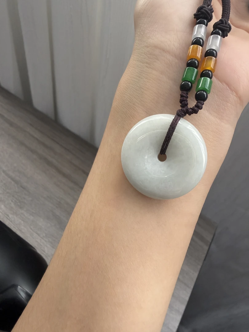 天然翡翠A货平安扣