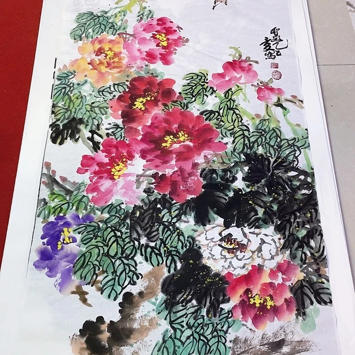 国画张圣敏先生纯手绘作品