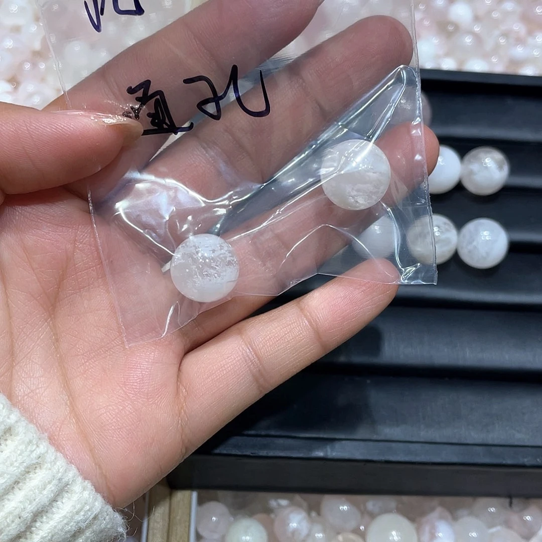 水晶珠宝半成品未镶嵌通孔/不退不换