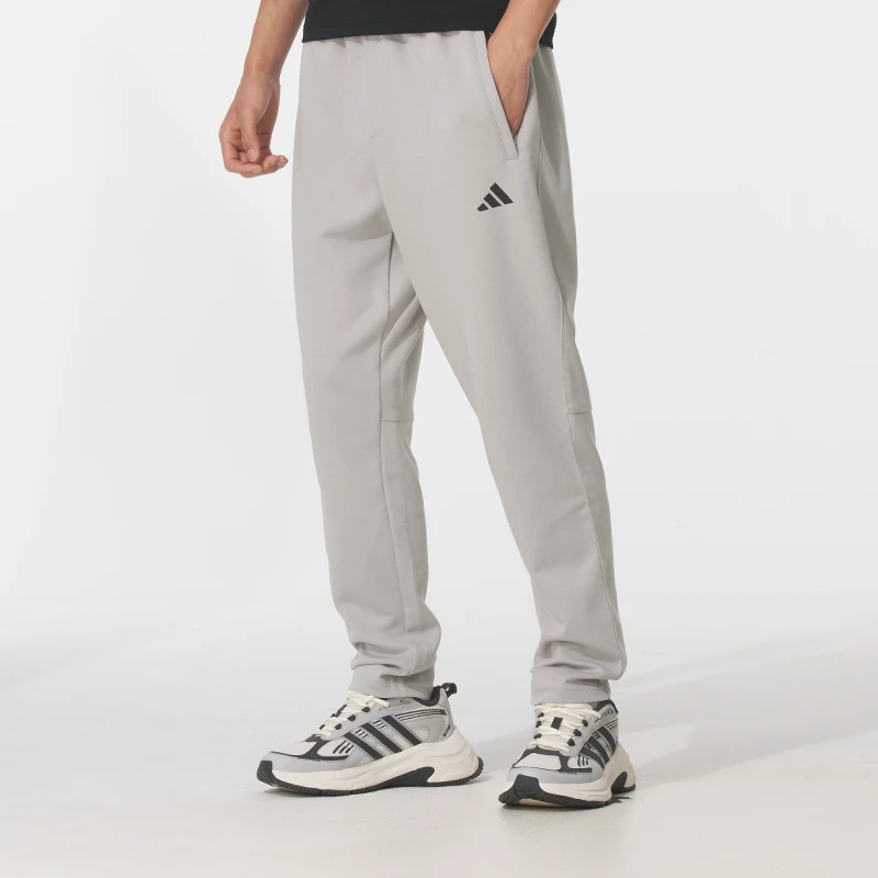 阿迪达斯长裤男2025秋季新款针织健身训练透气运动休闲裤子KC2880