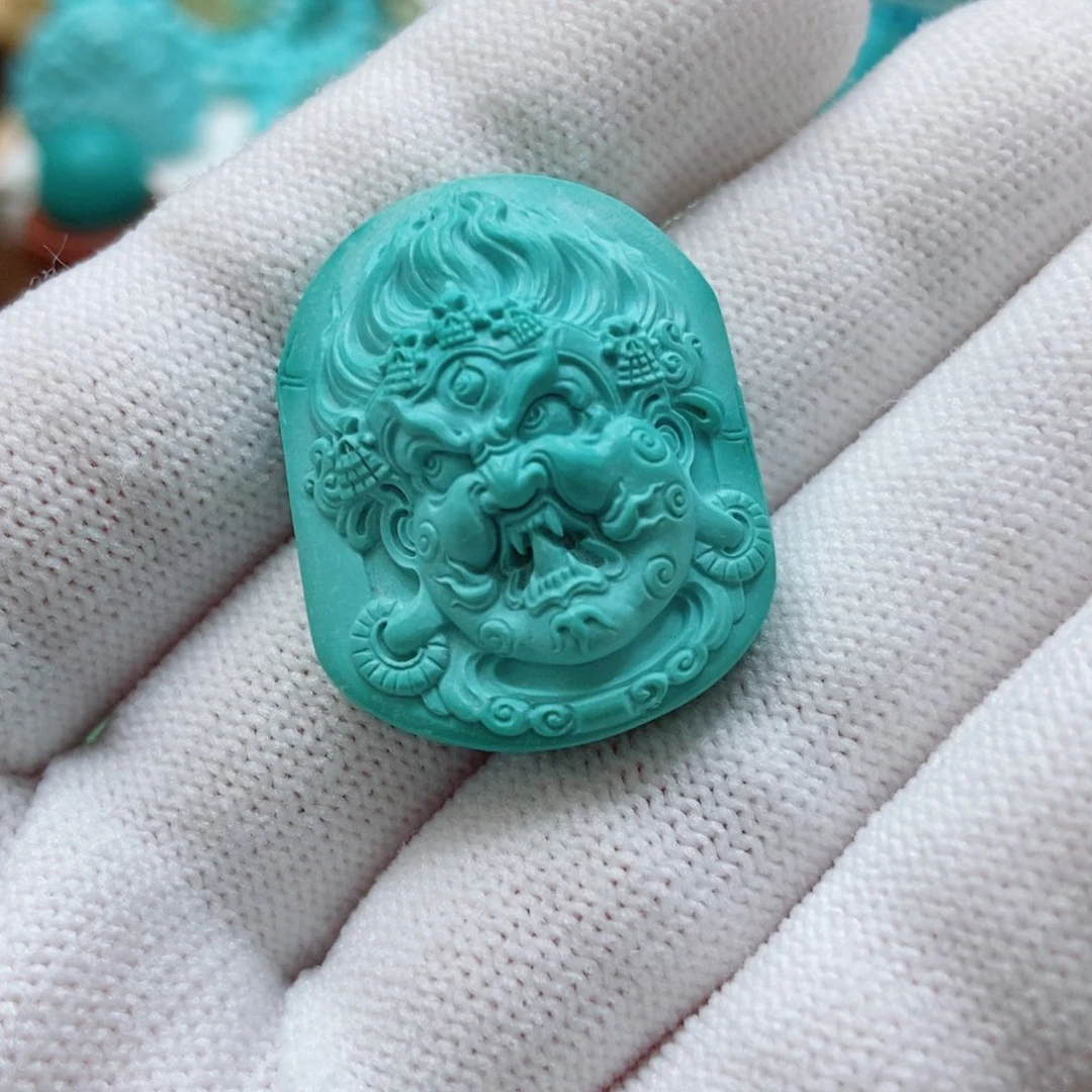 绿松石未镶嵌黑天