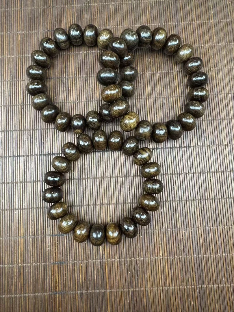 1928 檀木手串椭圆珠 特色工艺品