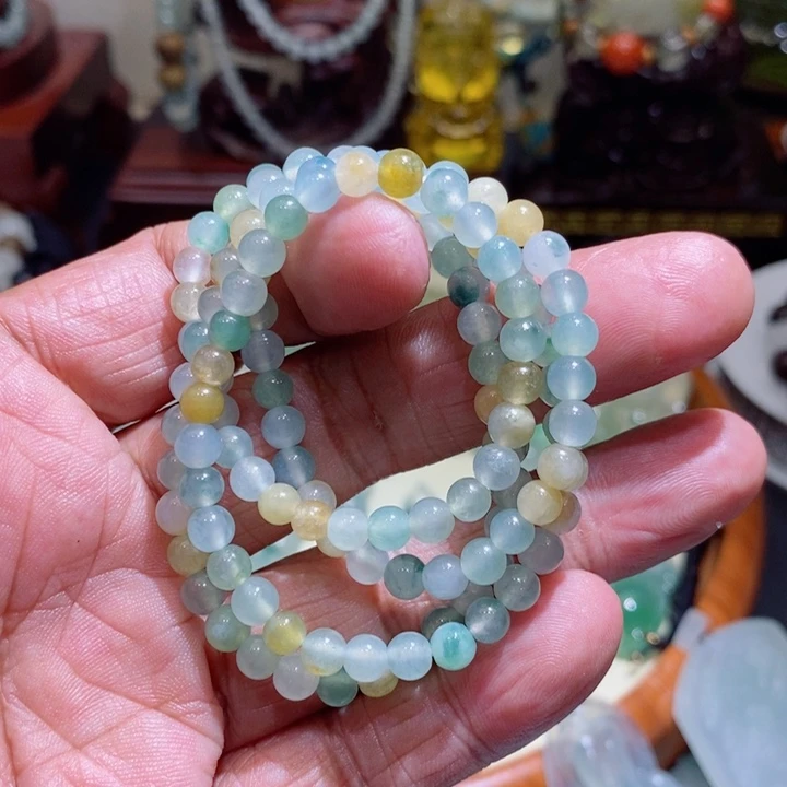 颈饰未镶嵌翡翠翡翠多宝项链