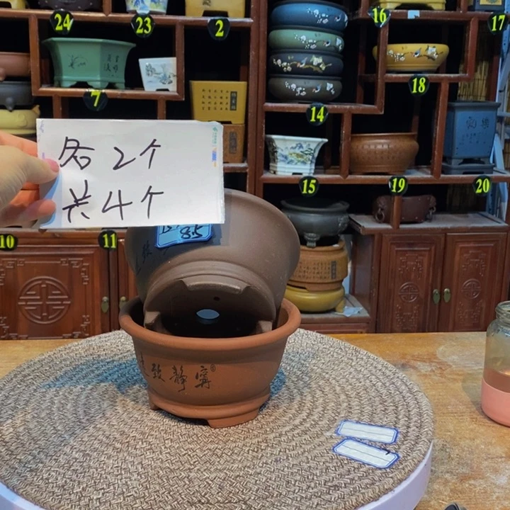 紫砂花盆紫砂花盆