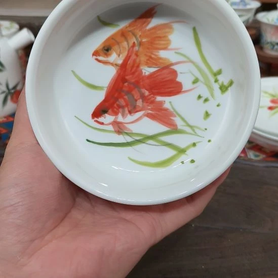 陶瓷摆件景德镇手工手绘高温瓷器
