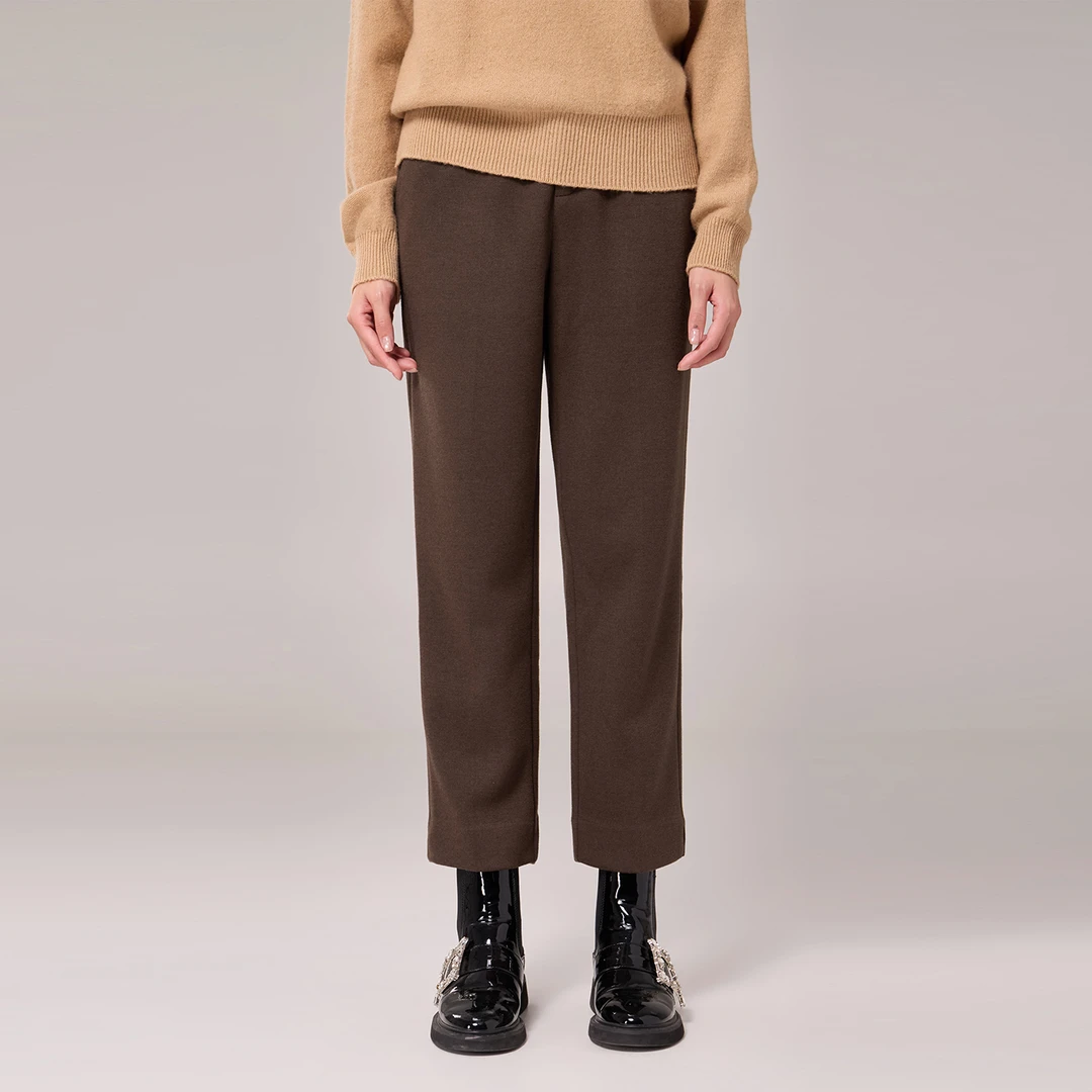 【众心专属】歌蒂诗冬季专柜新款直筒裤长裤时尚保暖裤子1E46K9828