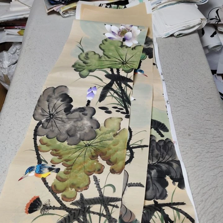 亿***茶国画国画花鸟花鸟国画