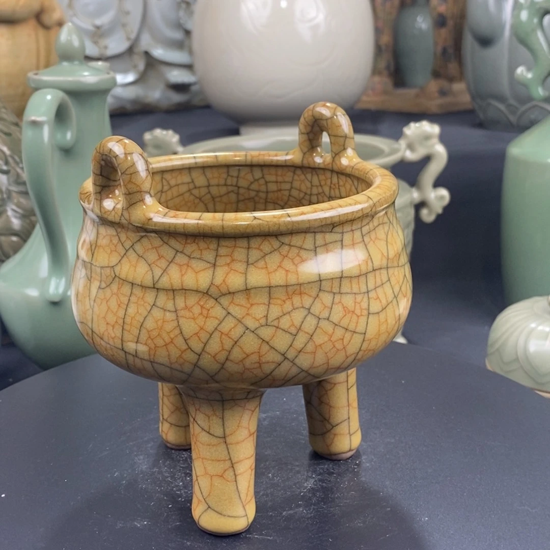 瓷片一**雨摆件11111111111111