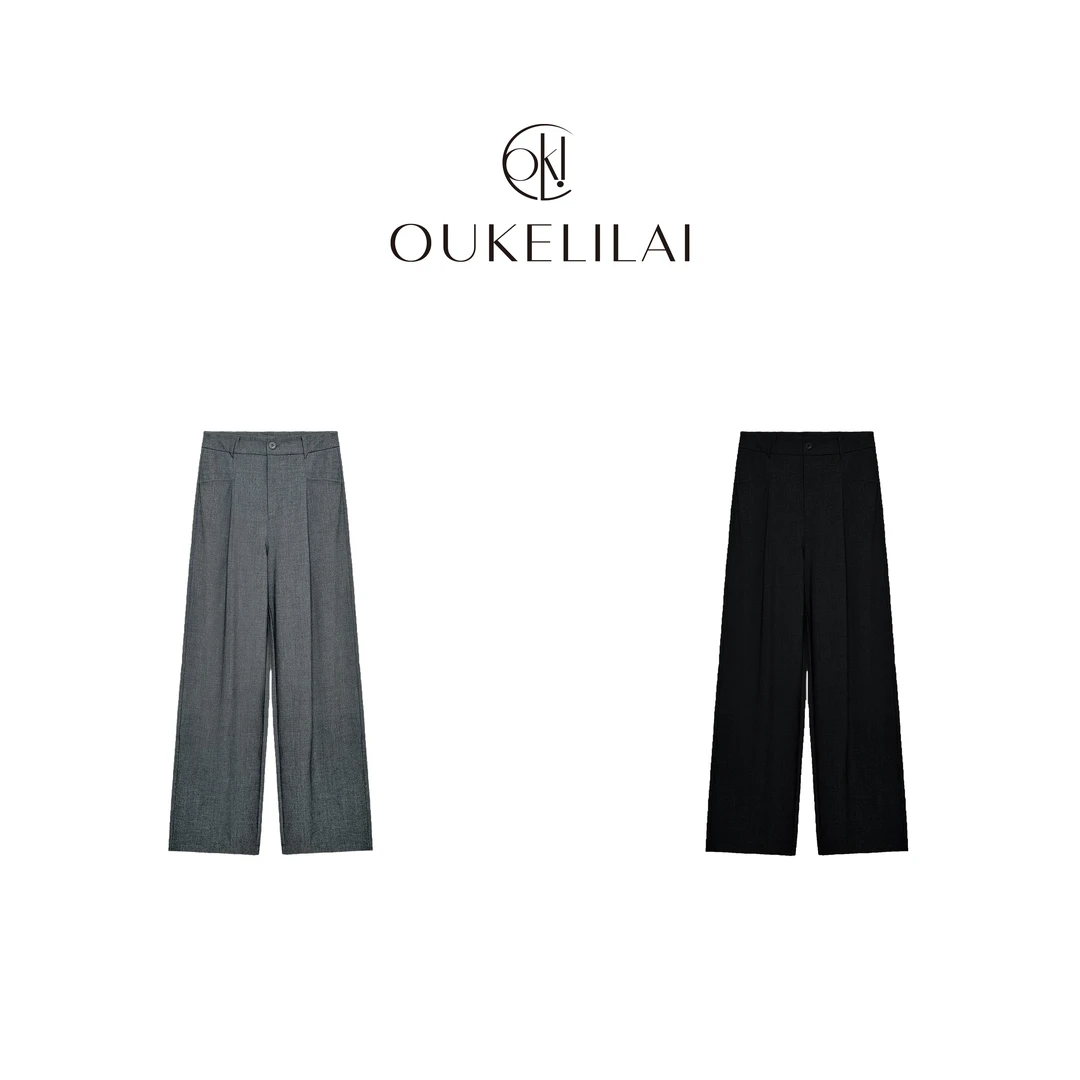 783【显瘦-显高】显瘦百搭春季新款休闲直筒裤