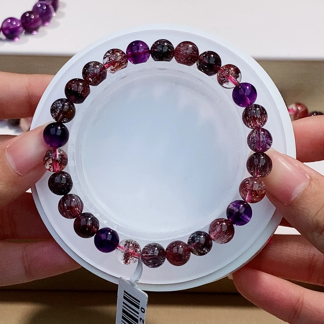 手链水晶未镶嵌黑加仑7