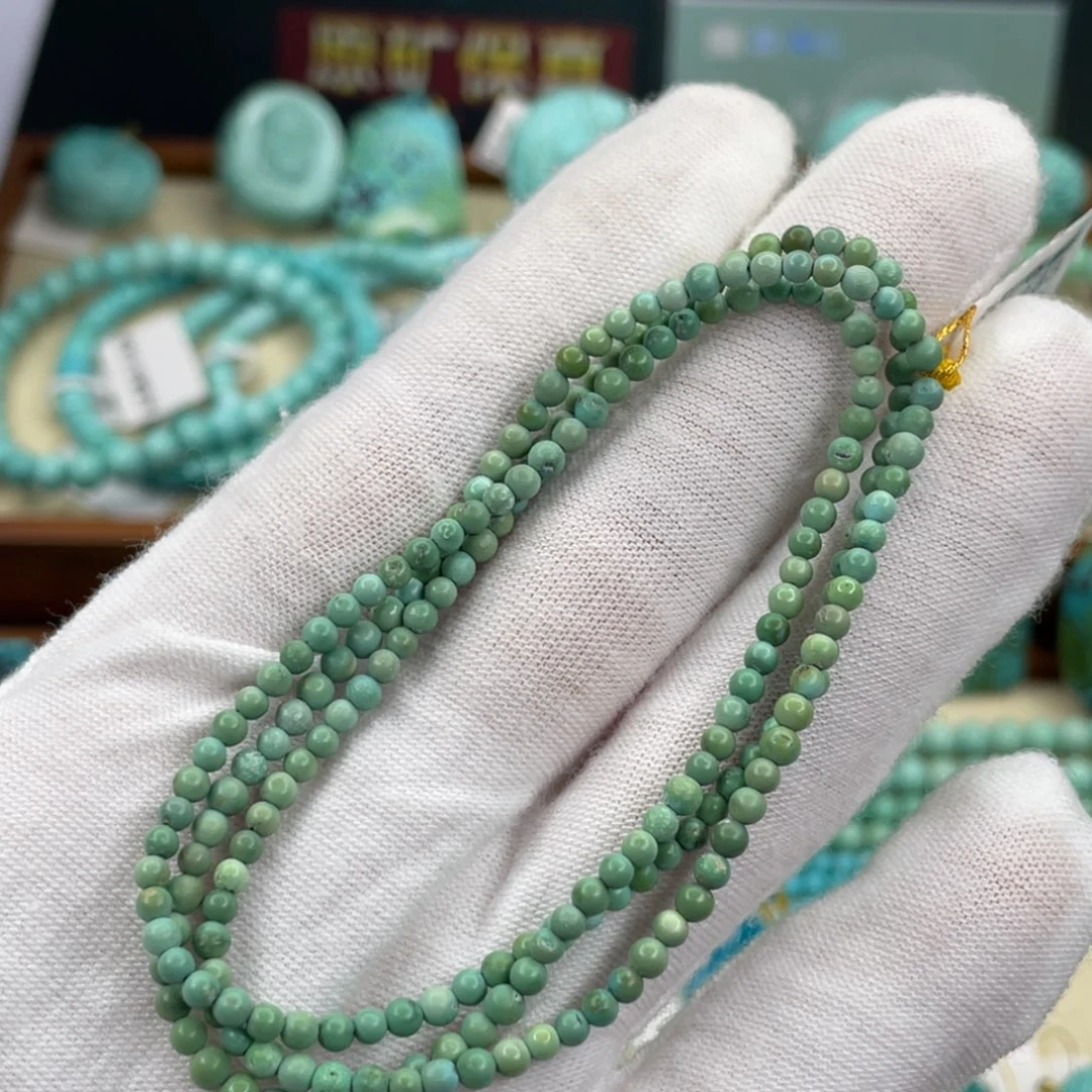 绿松石银S925镶嵌颈饰