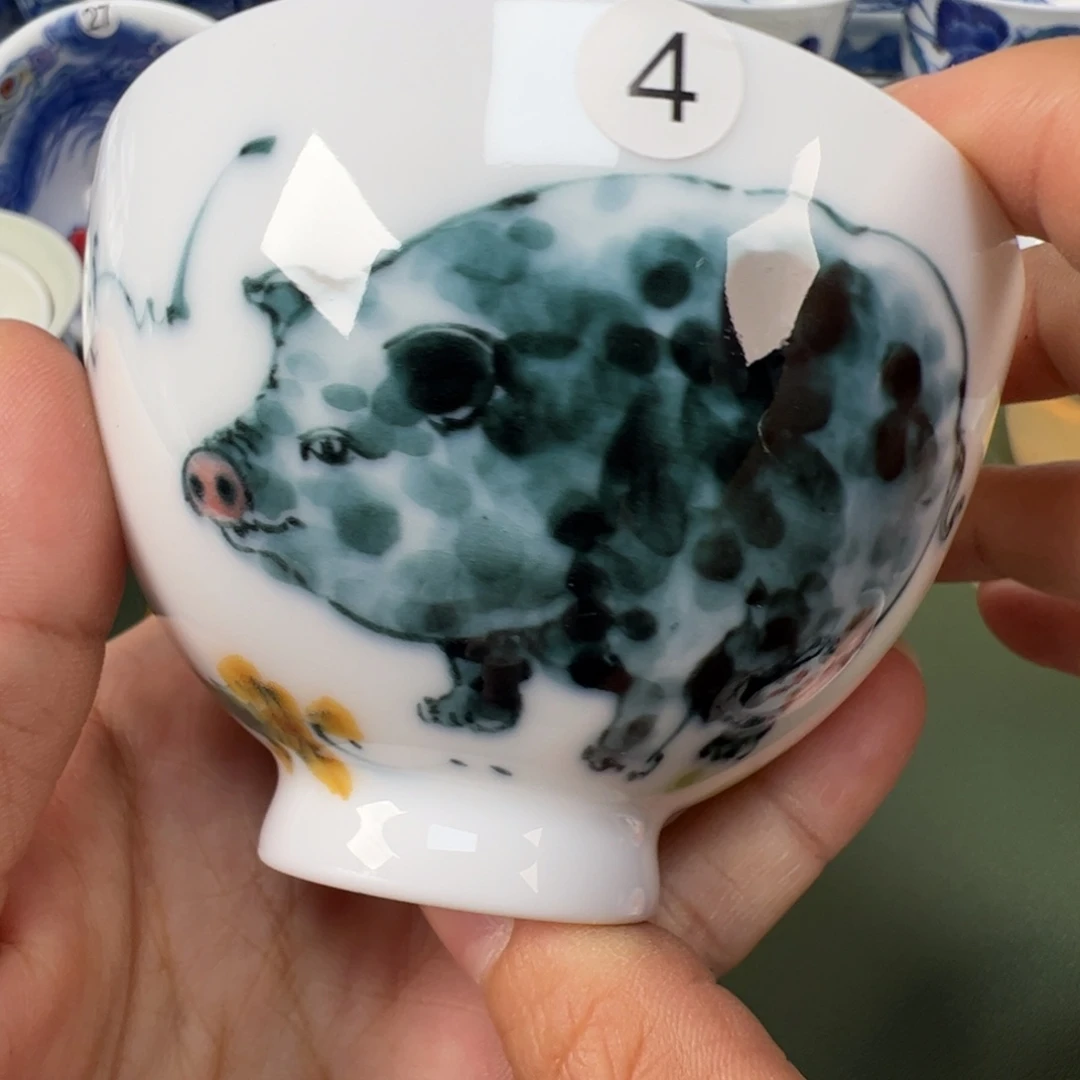 陶瓷景德镇纯手工纯手绘茶具木木4