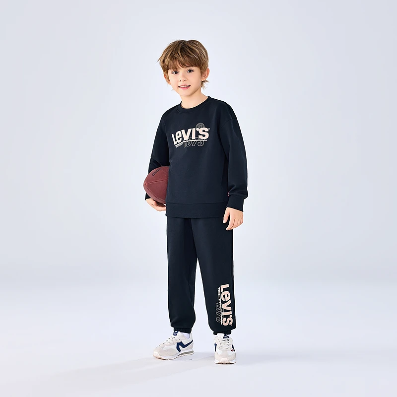 【官方旗舰】2025秋新款男童童装长袖长裤运动百搭套装LVB-T8-P811
