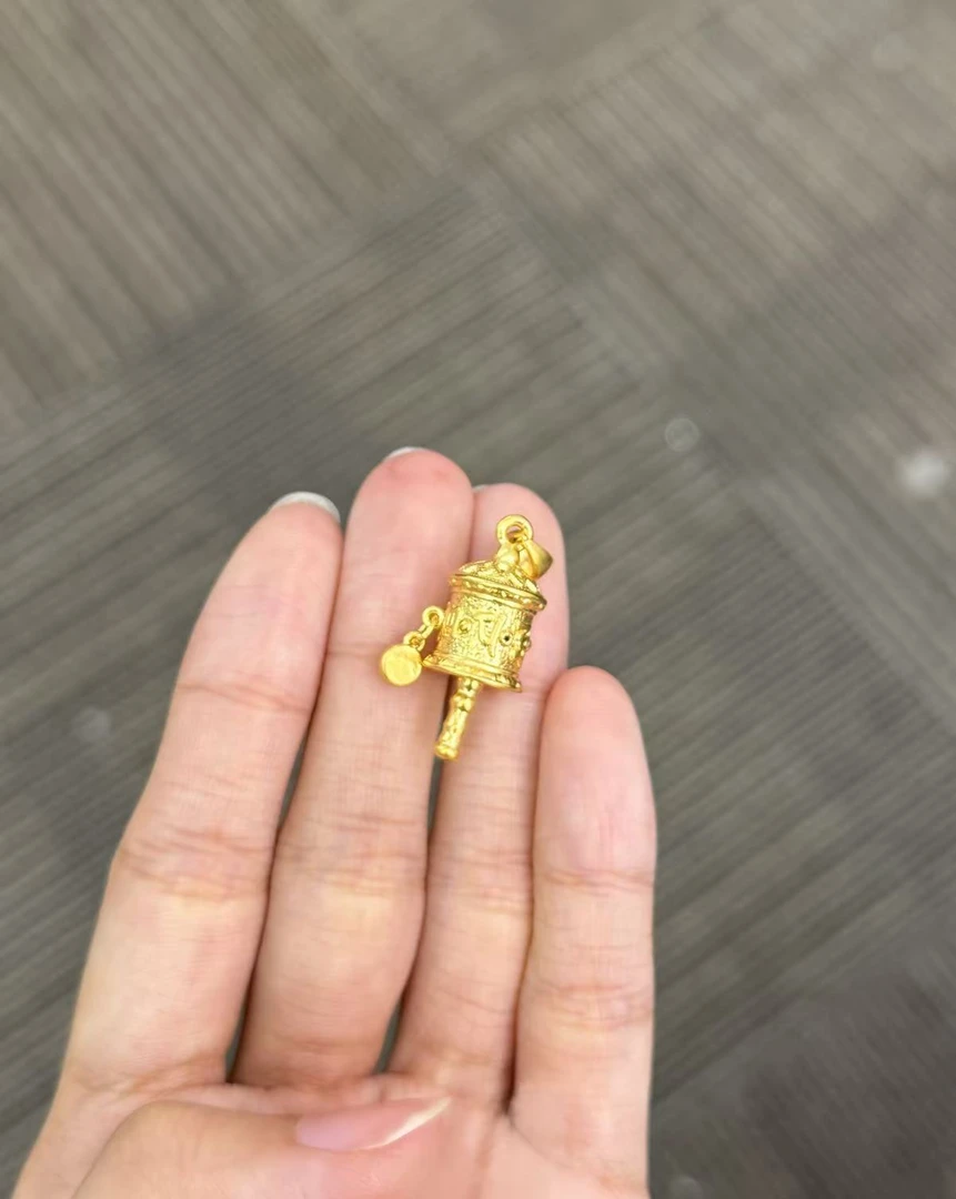 足金999 新版大转经筒