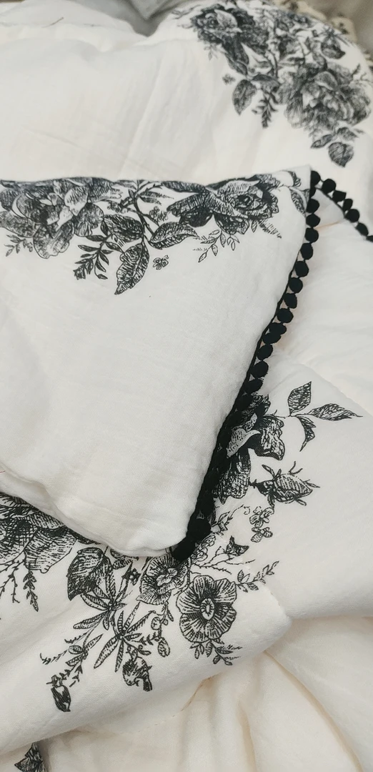 纯棉A类双层皱皱纱大豆被巨柔软舒适透气吸汗