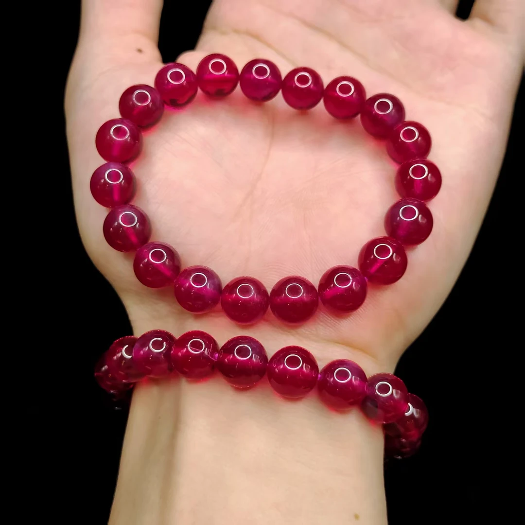 培育红宝石六芒星单圈手串GS【多样性发其一】约9mm