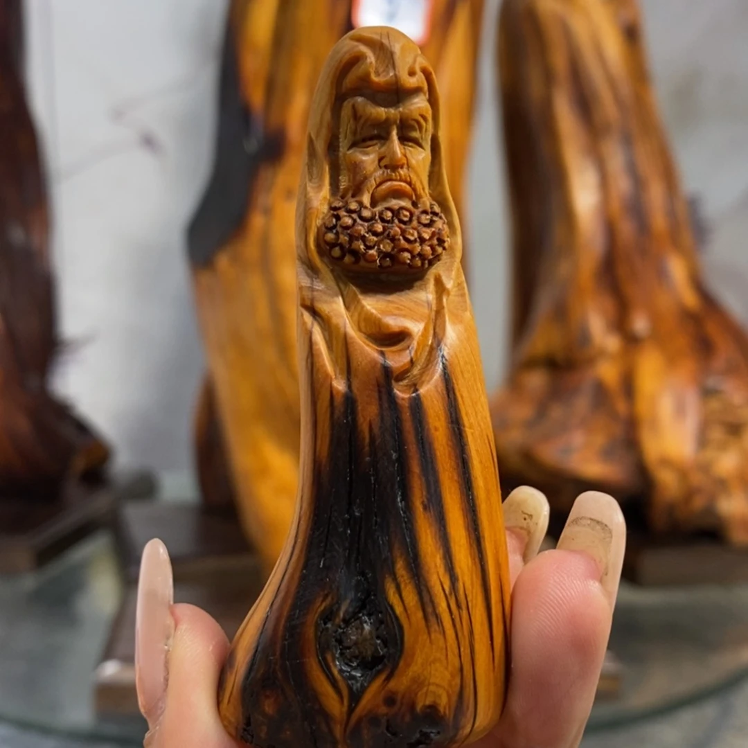 【闪购商品】柏木（崖柏）根雕木雕工艺品摆件创意，满十送一手把件
