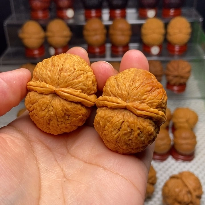 玛***丽文玩核桃把件雷鼓双筋锤4