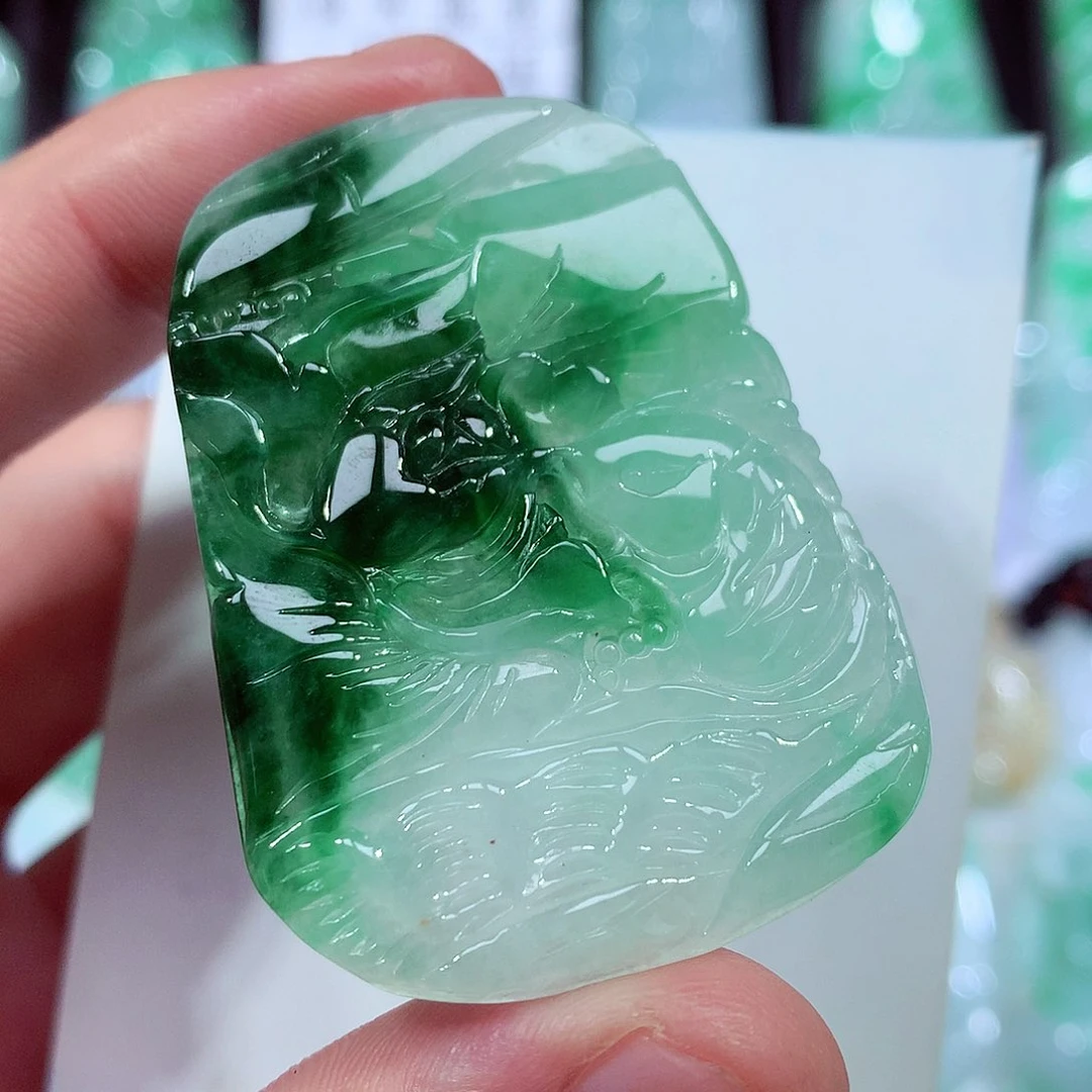 翡翠未镶嵌颈饰缅甸翡翠