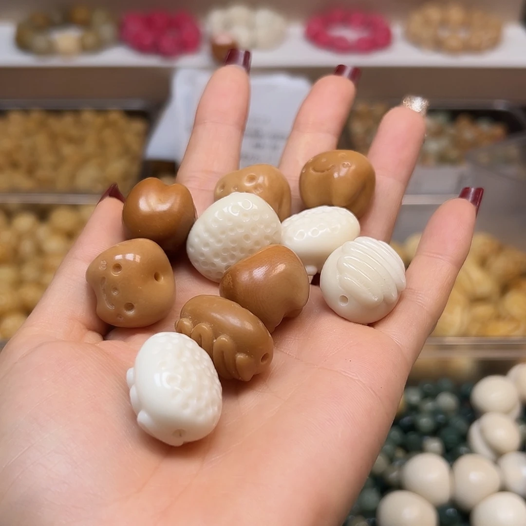 手串菩提根/象牙果全通过牙齿混10颗