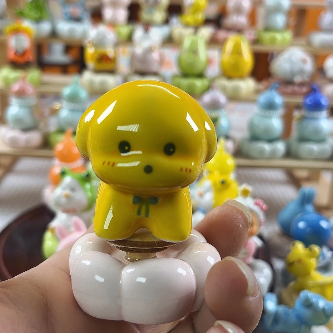 陶景德镇陶瓷底座转转