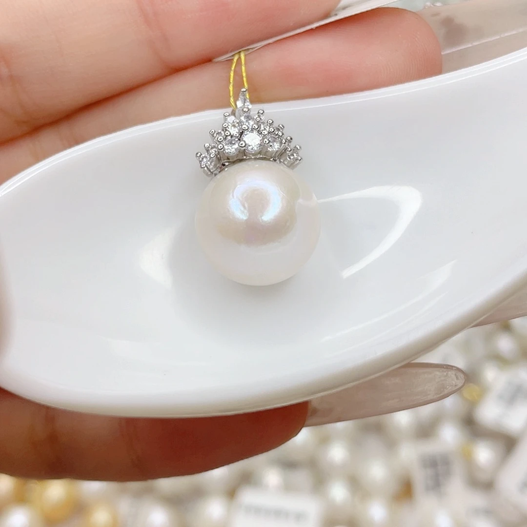 淡水珍珠未镶嵌吊坠(赠链)