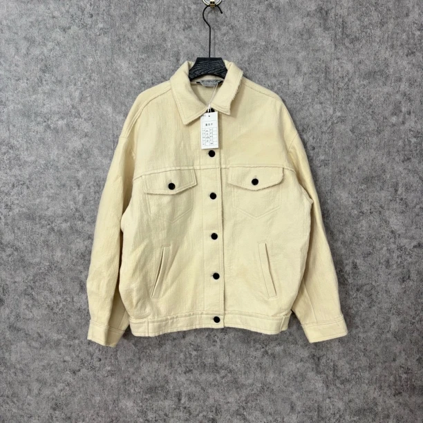 95新 MaxMara maxmara奶白色夹克外套