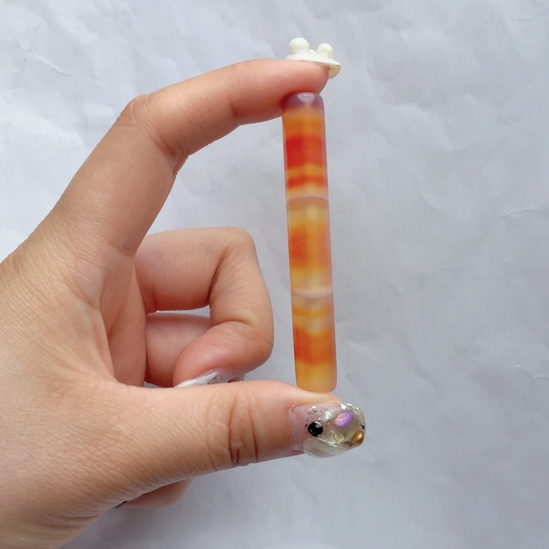 玛瑙/玉髓颈饰未镶嵌果**丁