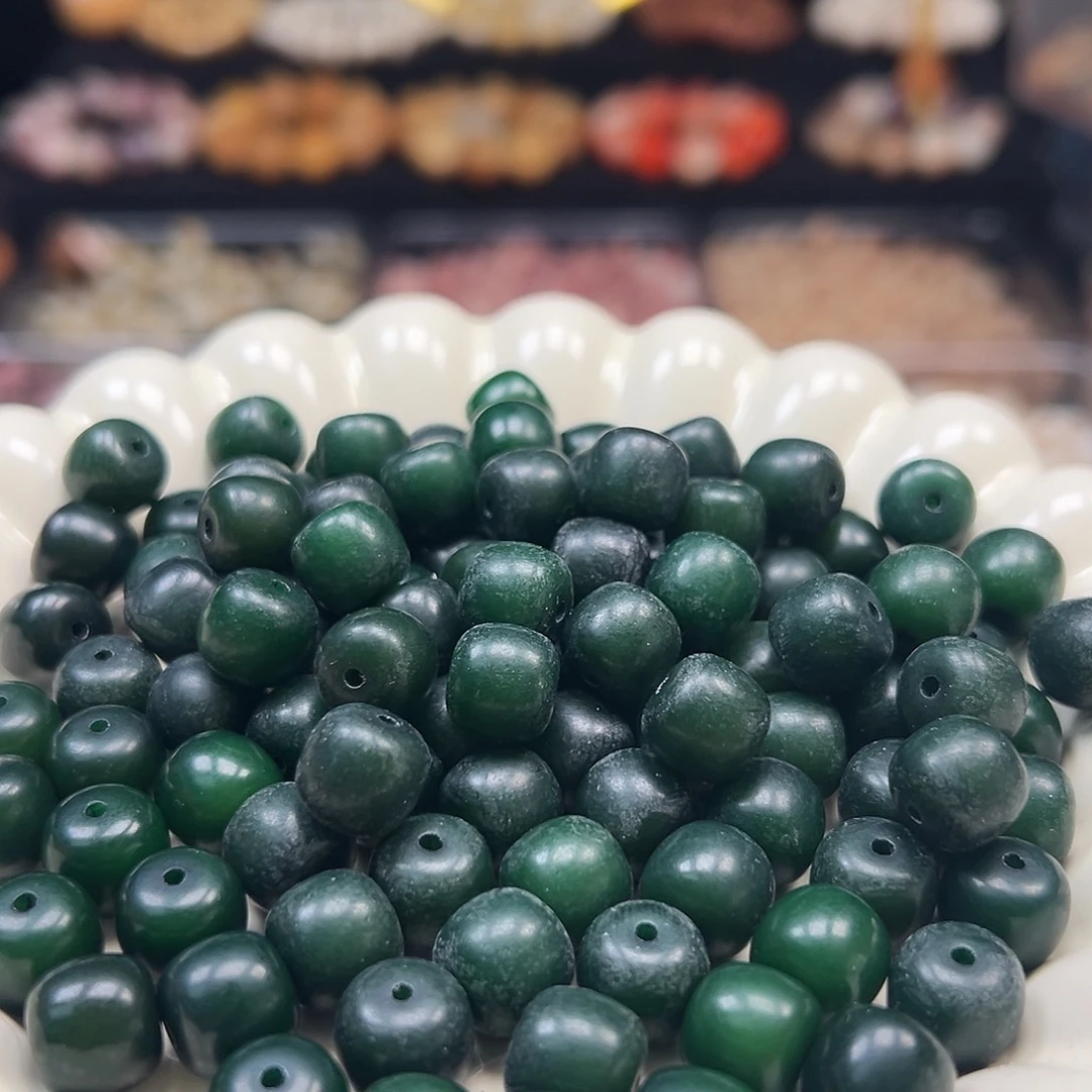 菩提根/象牙果手串卡11祖母绿桶110颗