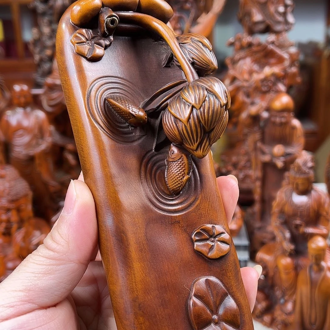 黄杨木黄杨木雕刻长度17厘米