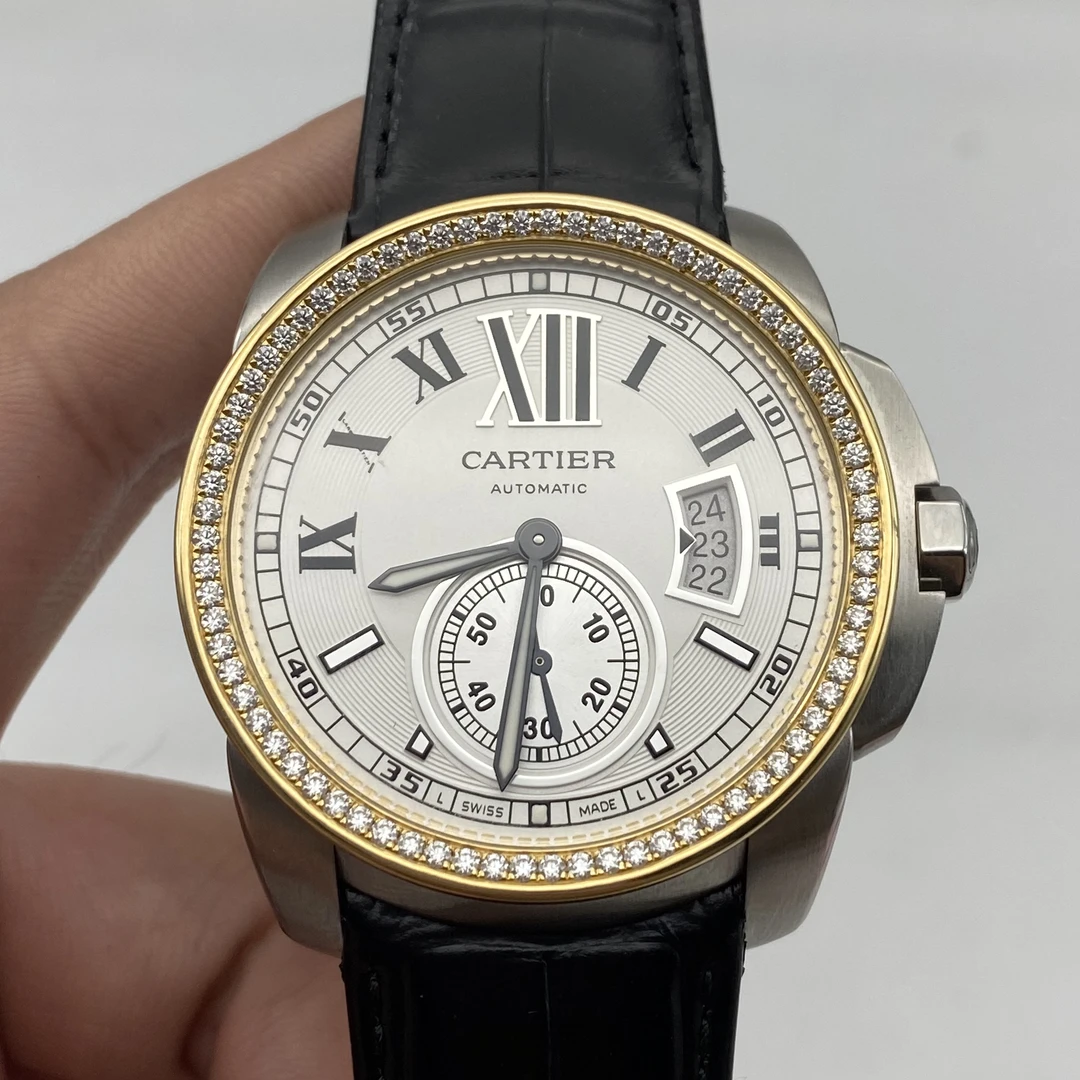 95新 Cartier/卡地亚 卡地亚 卡列博 18k 表径42mm
