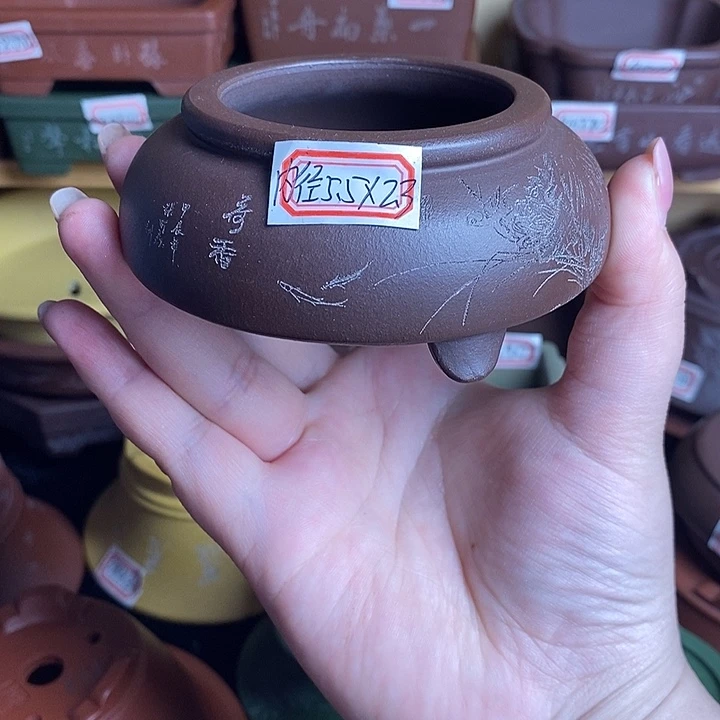 宜兴紫砂精品花盆