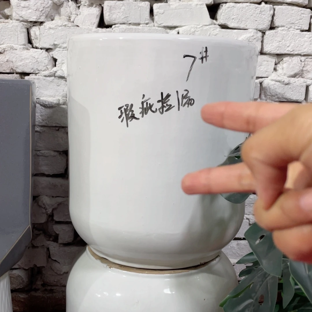 红陶燕*瑕疵捡漏特大号两个直筒纯白