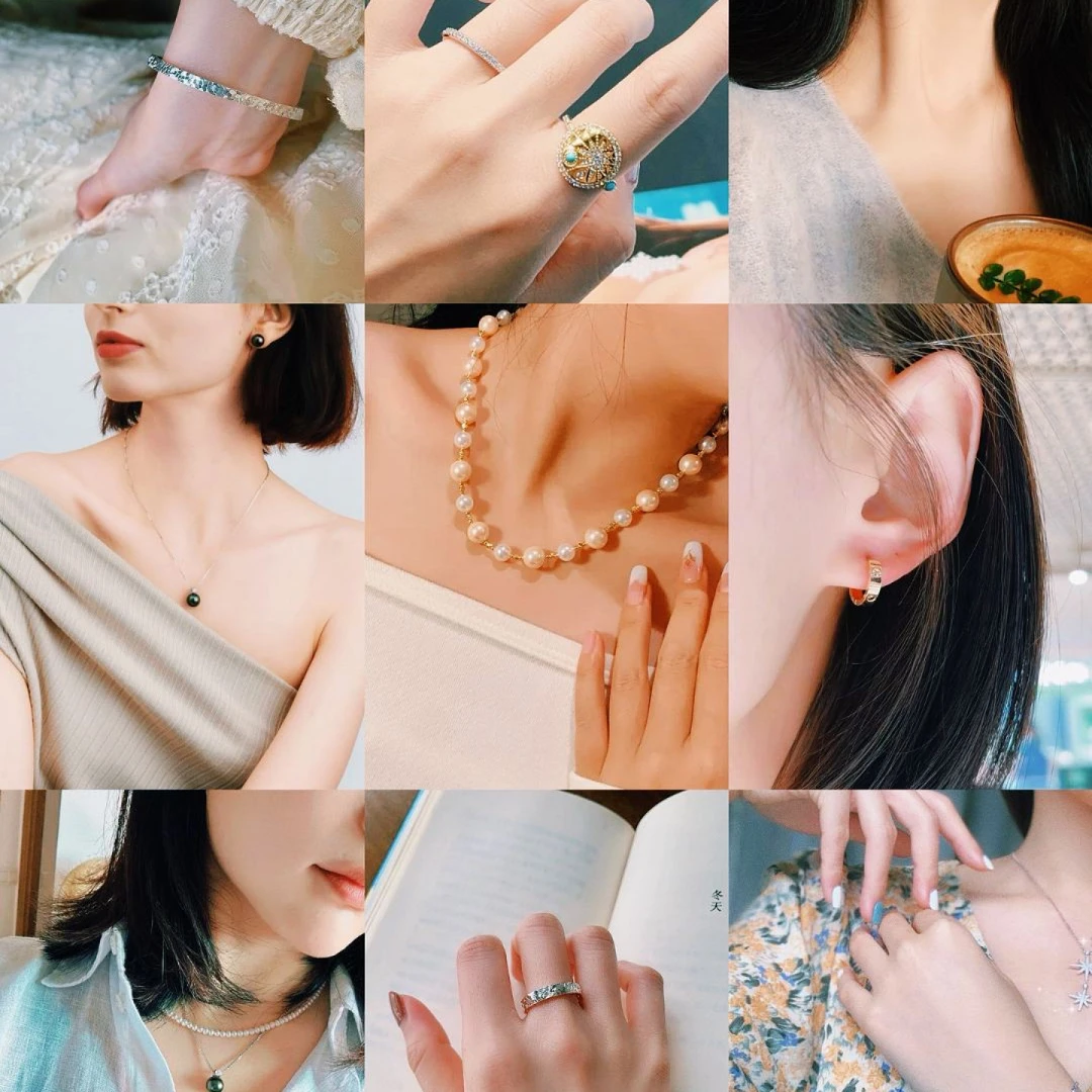 铜合金合成锆石吊坠 猪鼻子H系列轻奢时尚百搭饰品4号合集