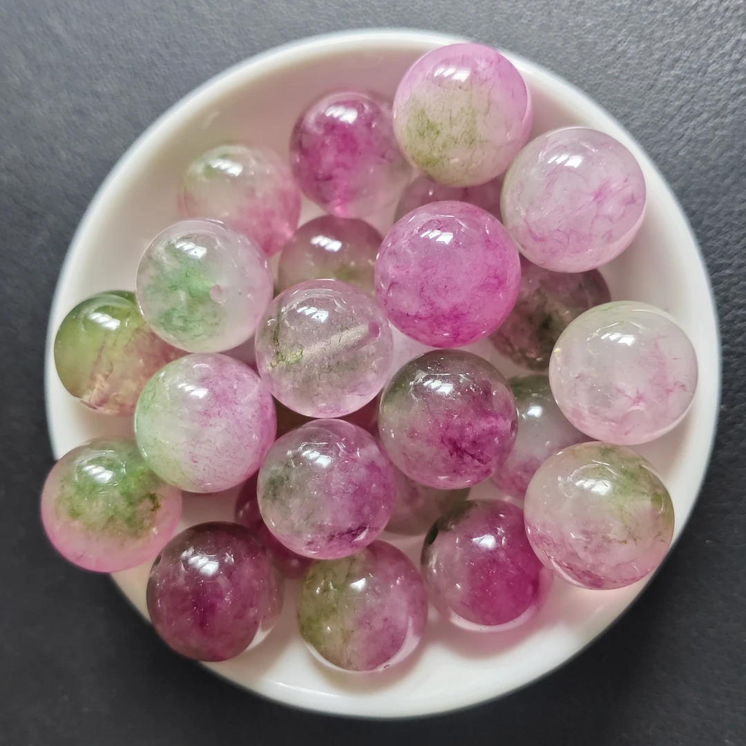 散珠W3014西瓜碧玺(新款）14MM*5颗