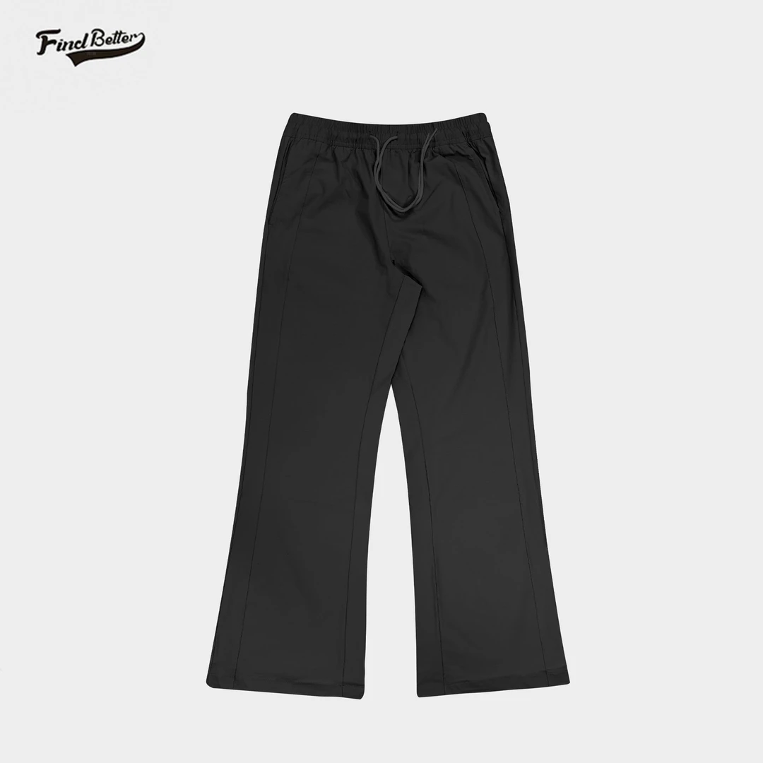 新款春夏秋冬四季微喇叭舒适休闲户外运动健身经典LOGO长裤-294