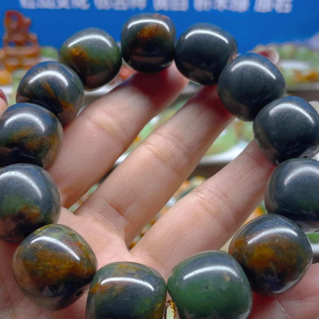 未镶嵌手串透闪石质玉