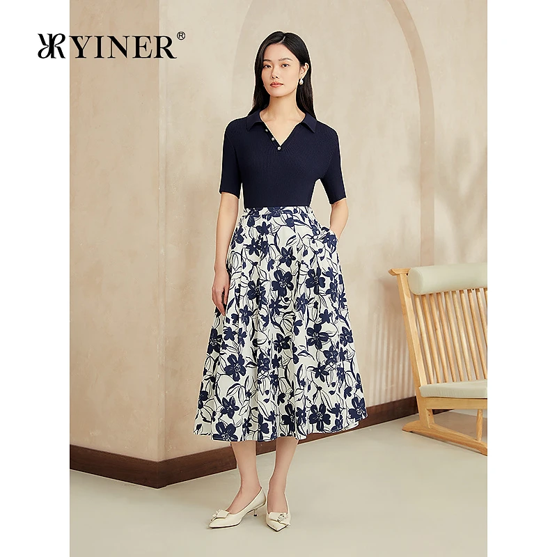 【周末花园】YINER音儿专选2025夏季新款法式海鸥领显瘦毛针织衫