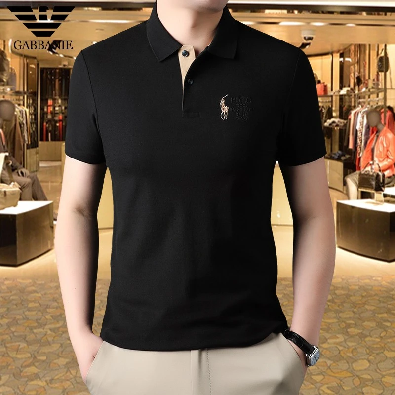 专柜正品男装纯棉短袖T恤男士休闲夏季新款百搭打底衫POLO衫男