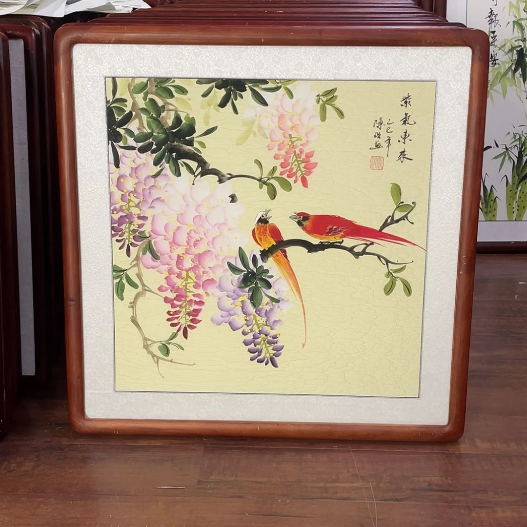 国画带框尺寸63*63厘米